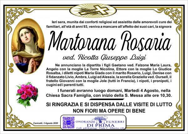ROSARIA MARTORANA