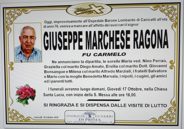 GIUSEPPE MARCHESE RAGONA